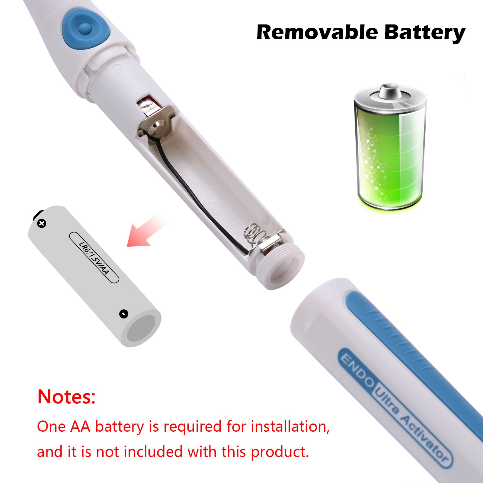 Dental LED Endo Ultrasonic Sonic Activator Root Canal Irrigator + 150Tips Free