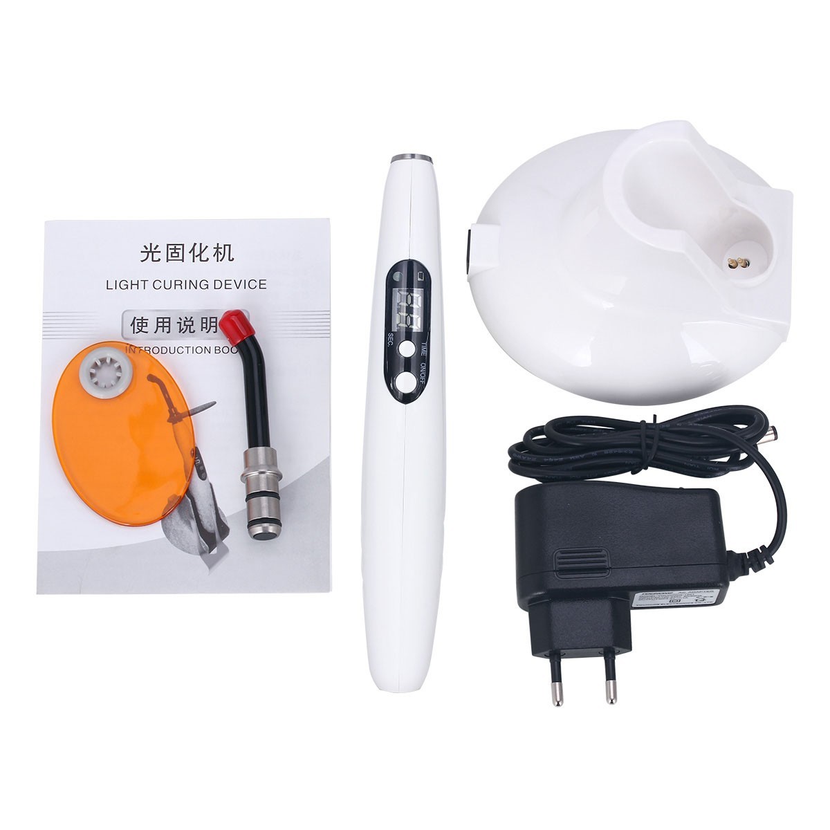 Dental Cordless LED Curing Light Lamp High Curing LED-B