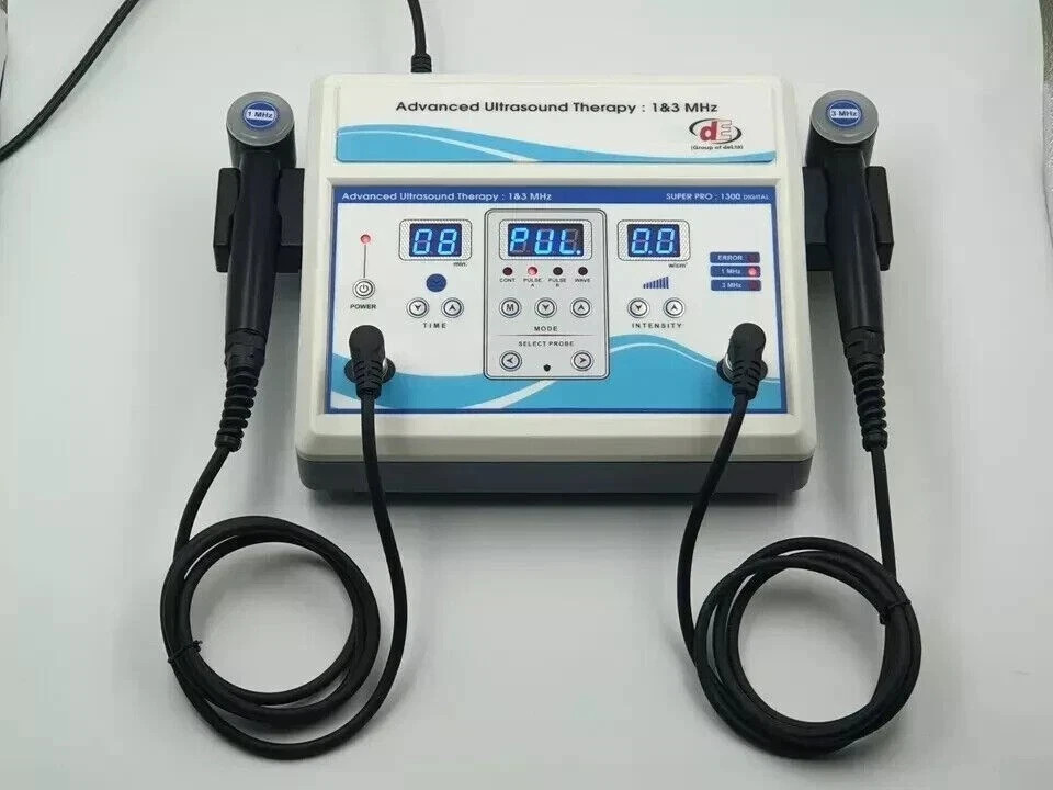 Branded Super 1300 Pro Dual Frequency Ultrasound Therapy Machine #