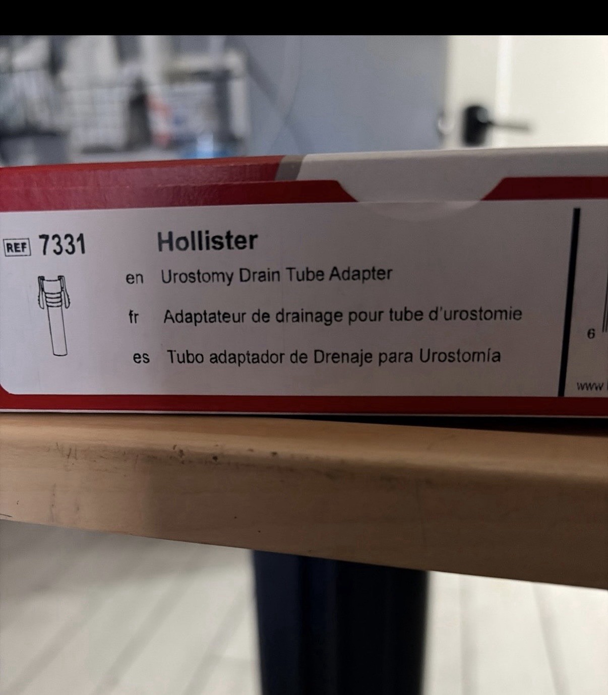 Hollister Urostomy Drain Tube Adapter 7331 Medical Laboratory Urostomy