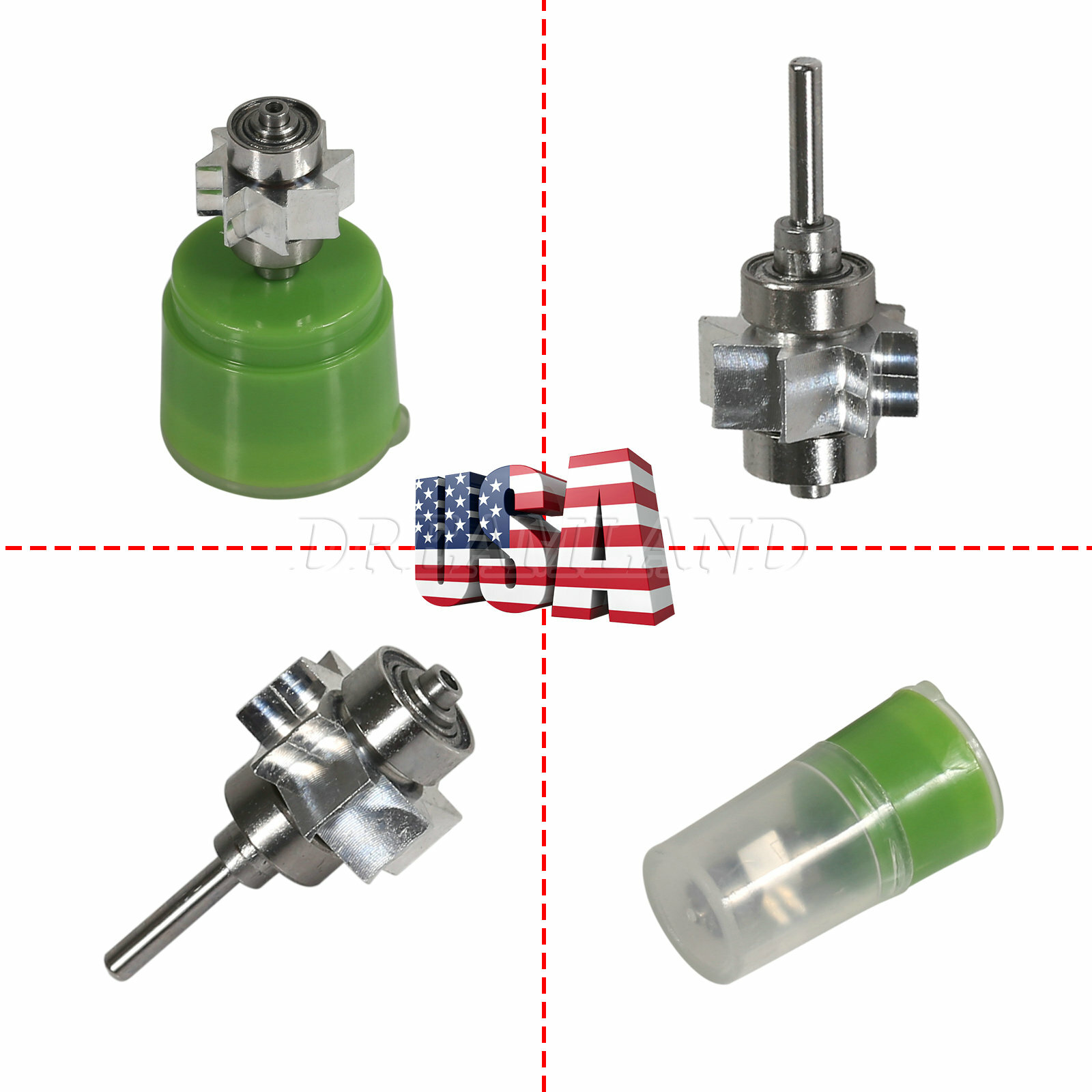 YBT/YD6 Dental Turbine Cartridge Rotor Canister Large Handpiece mjk