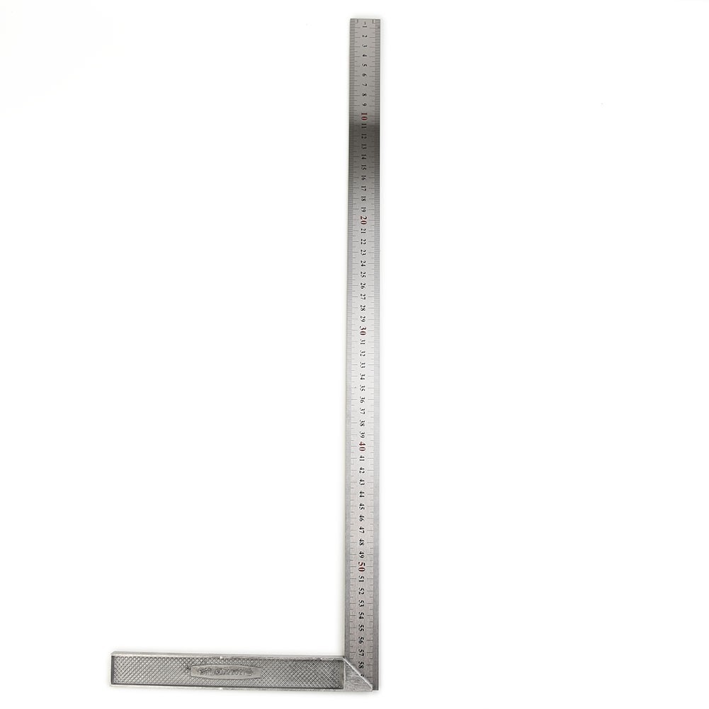 Heavy Duty 250mm Carpenter Ruler L Shape Angle Square Ruler for Carpentry