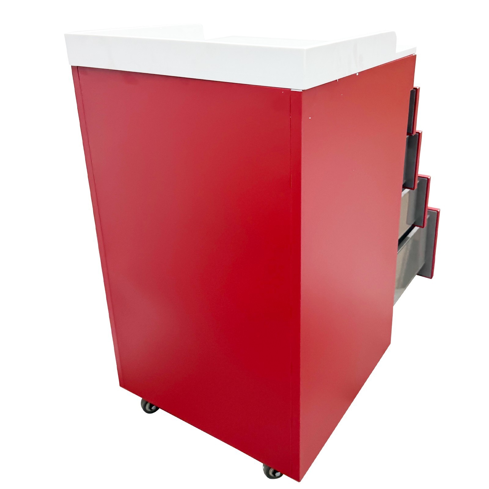 Multi-functional Mobile Cabinet Beauty Salon Office Storage Side Cabine 5 Layers