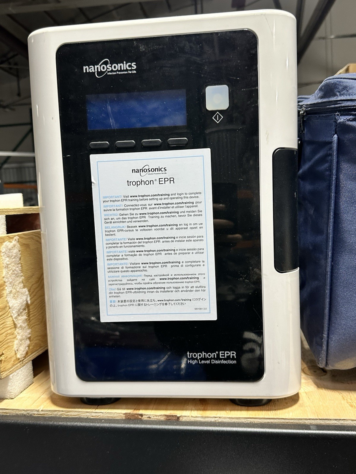 Nanosonics Trophon EPR High Level Disinfection MPN M01081 3.0