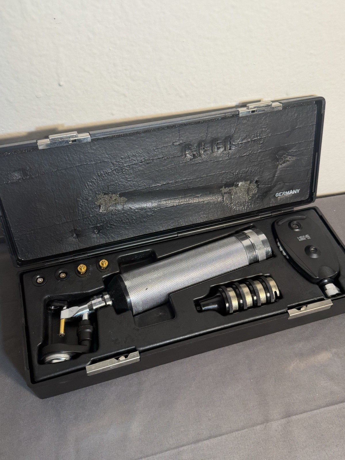 HEINE KAPPA Standard Otoscope Set w/ Case & Specula, Pediatrics UNTESTED