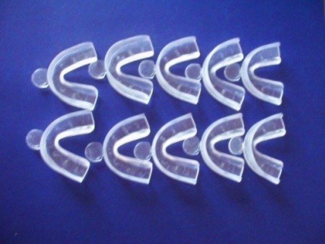 Custom Fit Boil and Bite Teeth Whitening Trays 10 Pack
