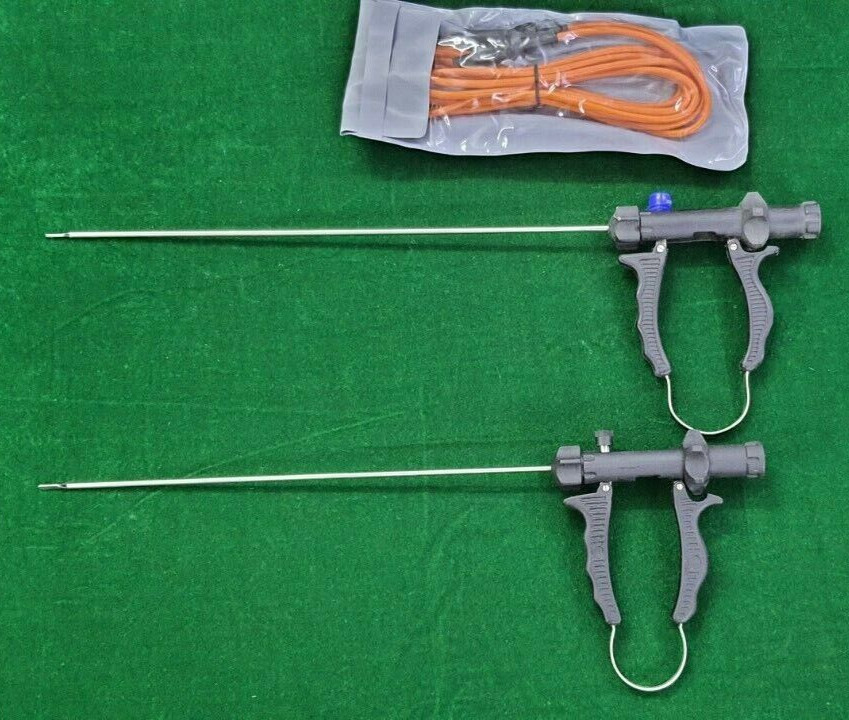 2pc Laparoscopic Bipolar Forceps U-Handle 3mmx280mm Surgical Instruments