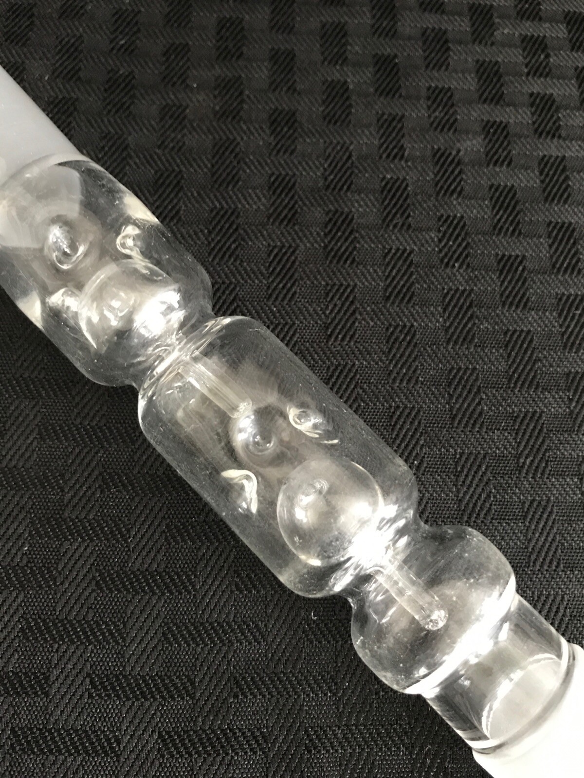 QUARK Glass 24/40 118-160mm EL Snyder 2-Ball Chamber Distillation Column B