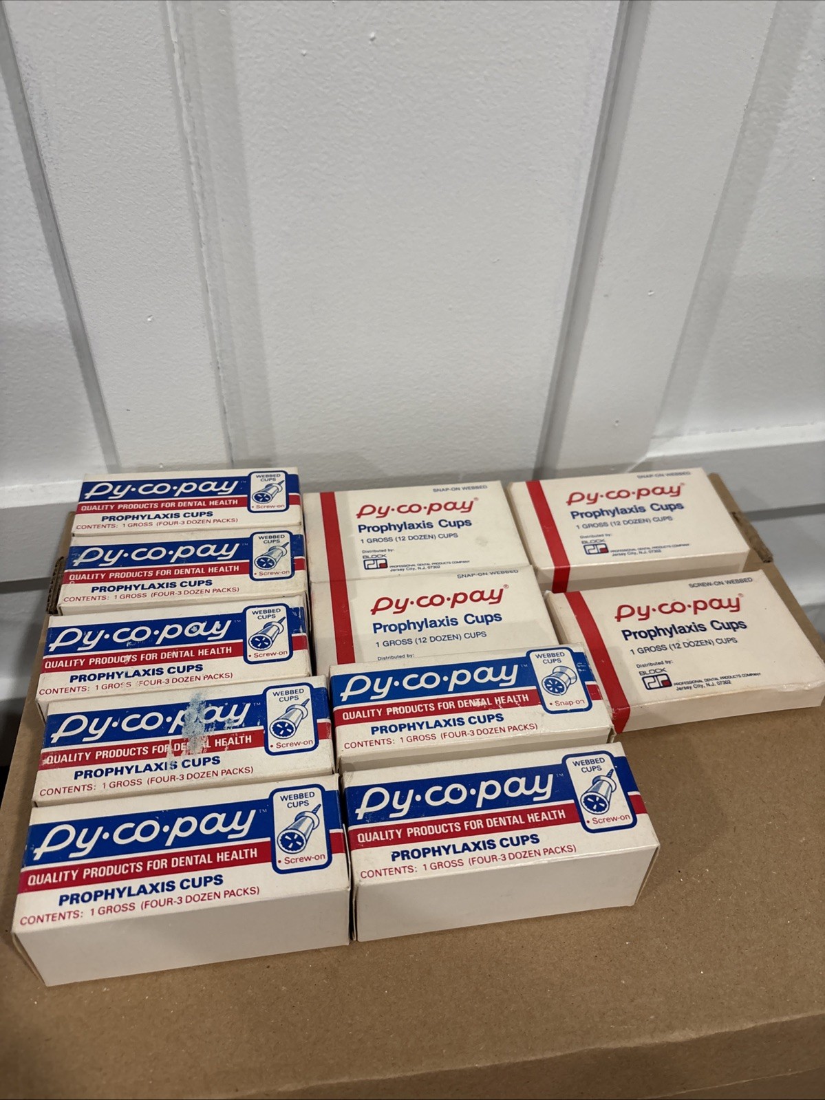 Huge Lot 11 Nos Py Co Pay Prophylaxis Angle Cup Snap On Standard Type Nos