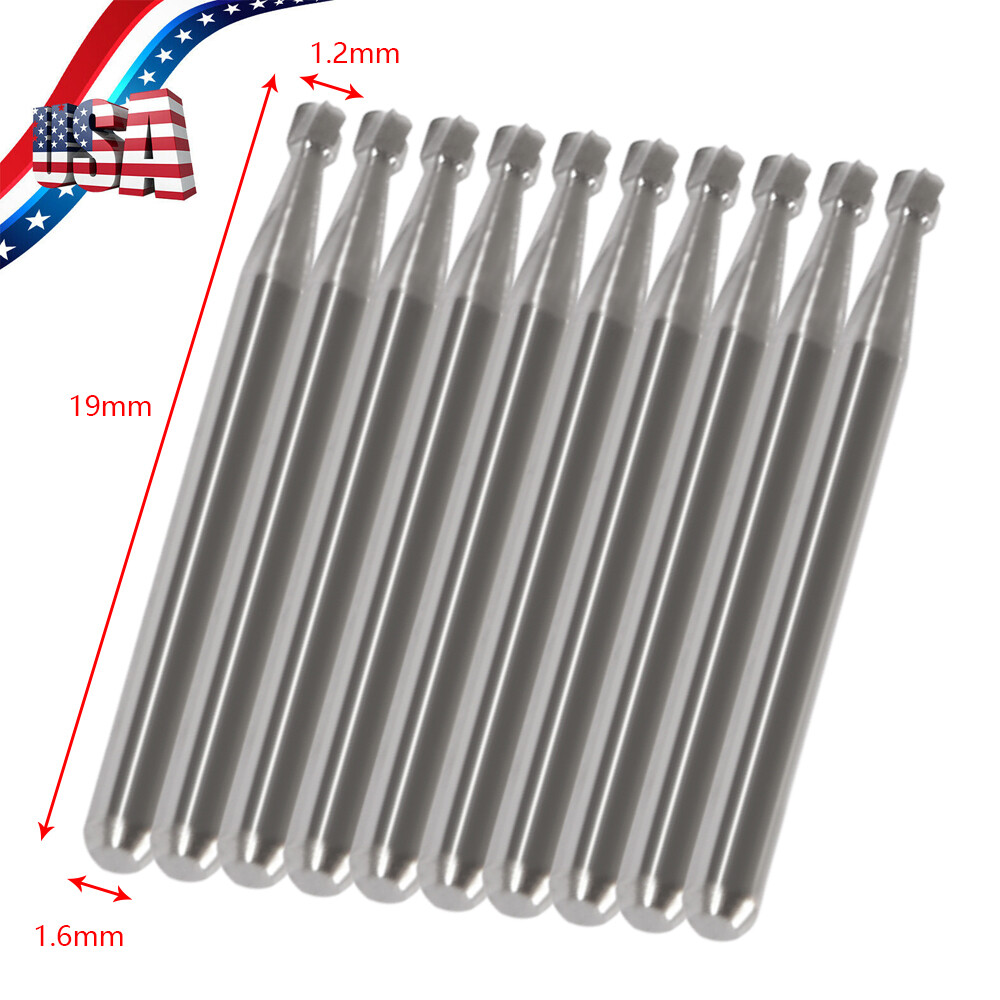 FG 3 Dental Round Carbide Steel Drills Burs FG Bur for High Speed Handpiece