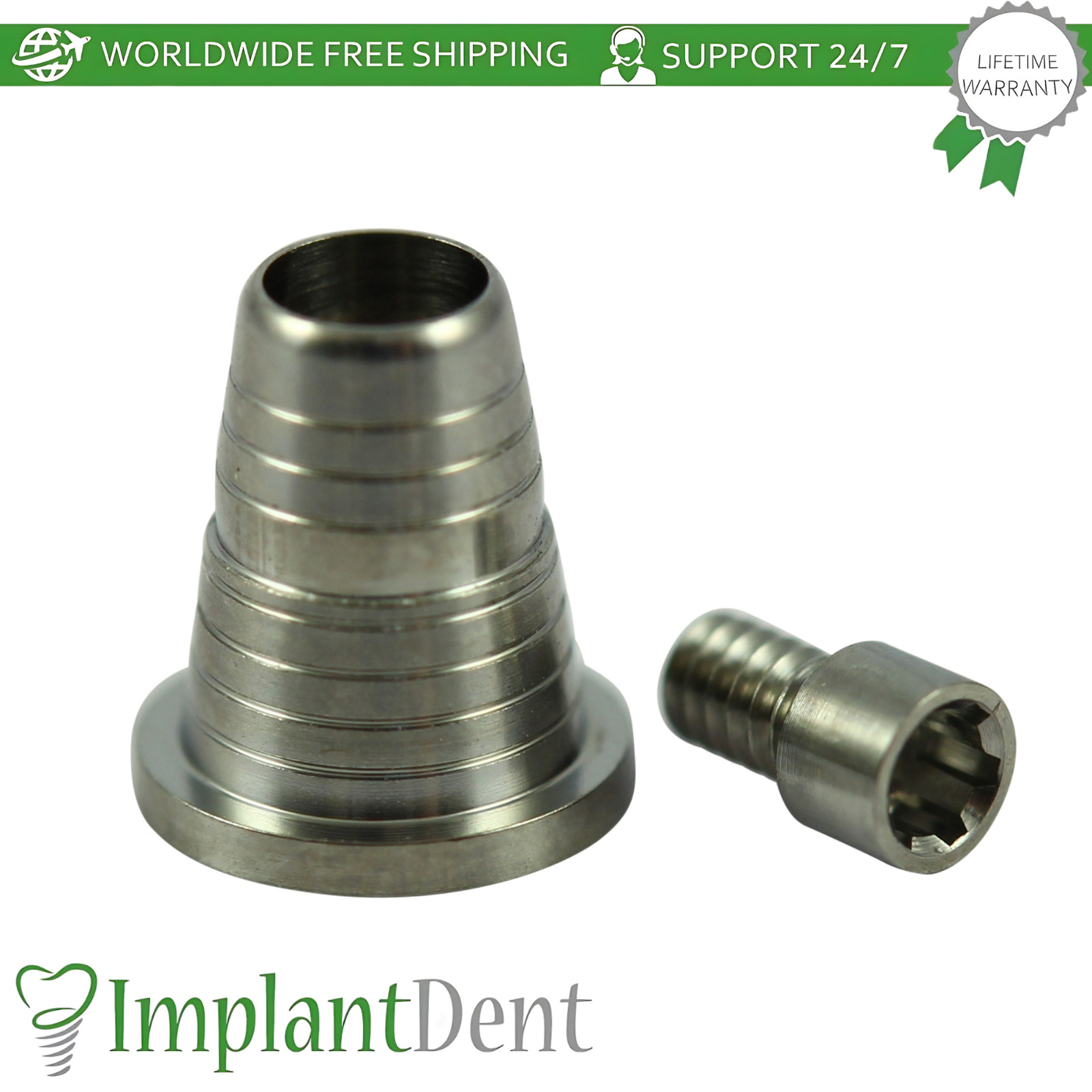 X5 Titanium Conical Sleeve Ø4.9mm For Multi Unit P64 AB Dental Compatible