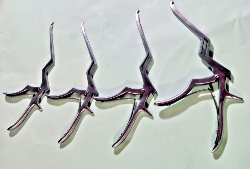 AESCULAP Bayonet Kerrison Rongeurs 8 45° Curved Up 1mm,2mm,3mm,4m,5mm set