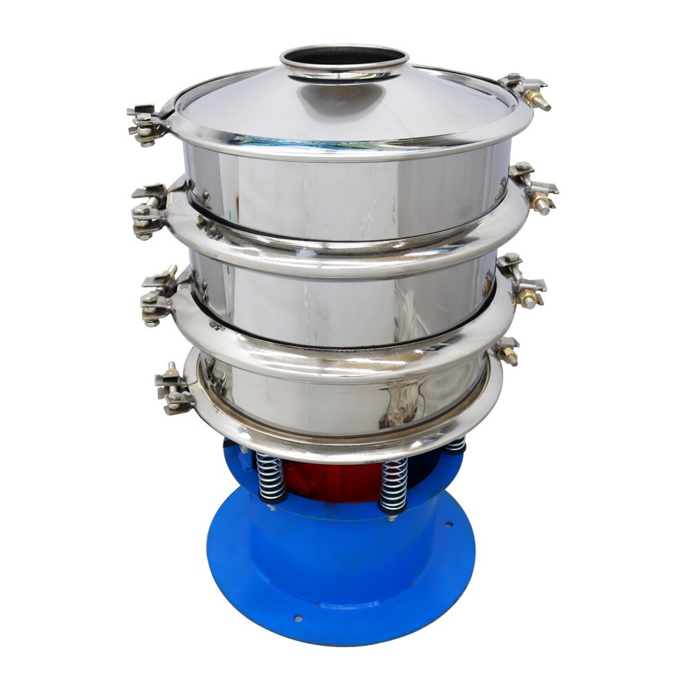 INTBUYING Vibrating Screen 2-Layer Sieve Shaker w/Lid And 20,100 mesh Sieve