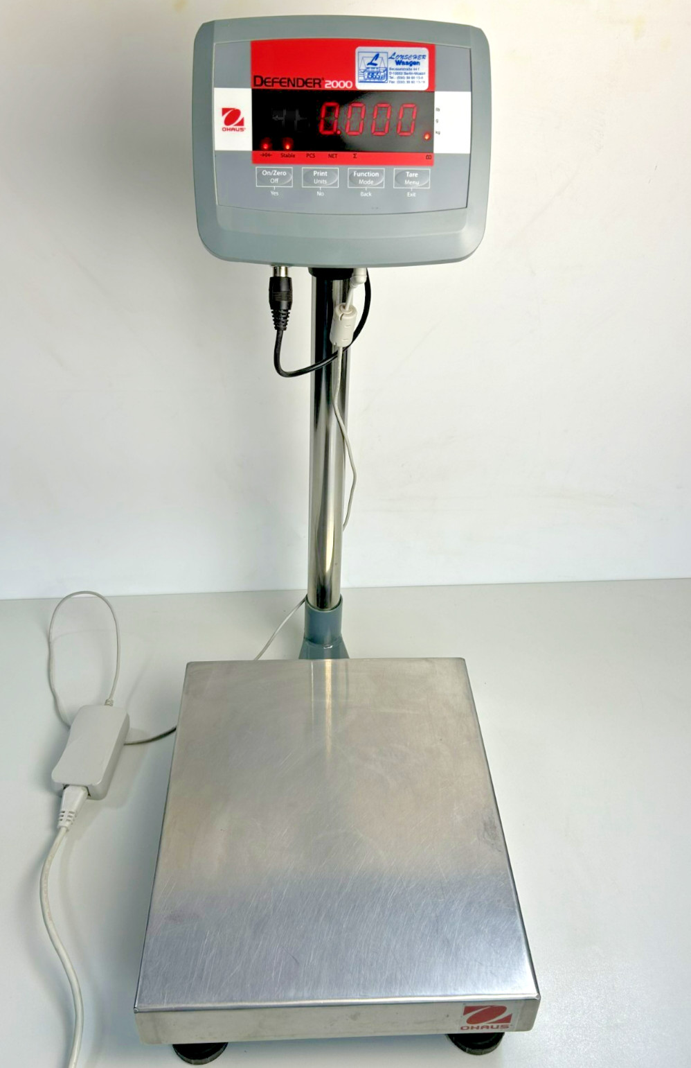 Ohaus Defender 2000, D24PE30FR, 30kg/5g, Bench Scale