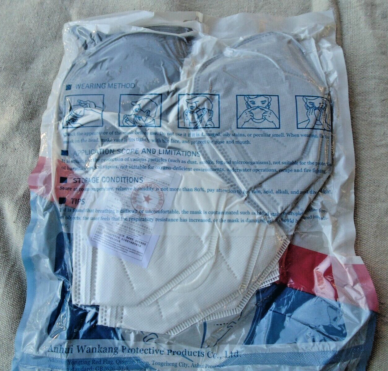 30 PCS KN95 Protective 5 Layers Face Mask Disposable Respirator 95% Efficiency ✅