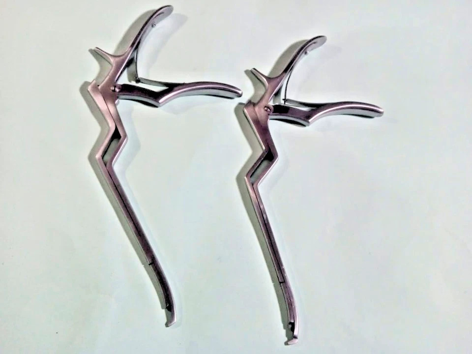 AESCULAP Bayonet Kerrison Rongeur 8″ 45° Set 1mm 2mm 3mm 4mm 5mm Surgical