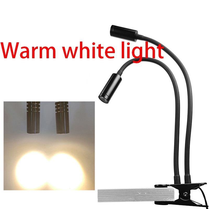 Gooseneck Lamp Microscope Universal Clamp Light Source Spotlight Led Spotlight