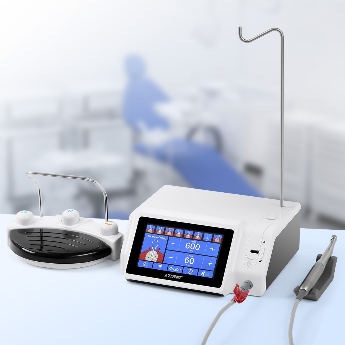Dental Surgical Brushless LED Implant Motor System /Disposable Irrigation Tube