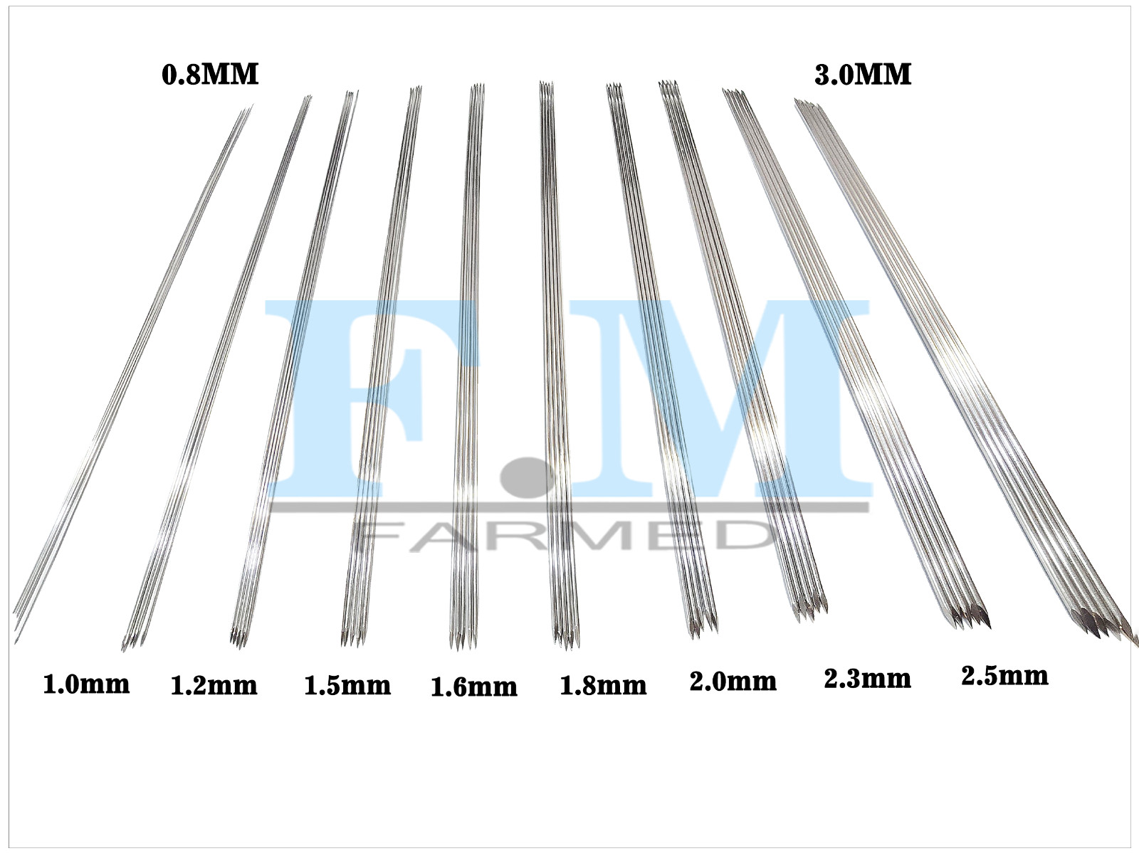 500 Pcs Kirschner K Wire 30cm Length Orthopedic Veterinary Pins Stainless Steel