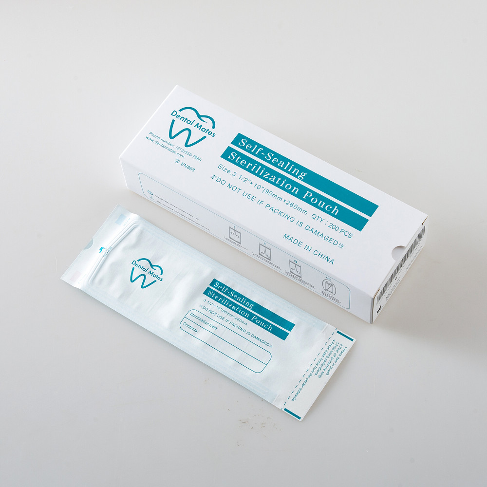 Sterilization Pouches Autoclavable, 5 1/4×11 & 5 1/4×10 inches dental tatoo nail