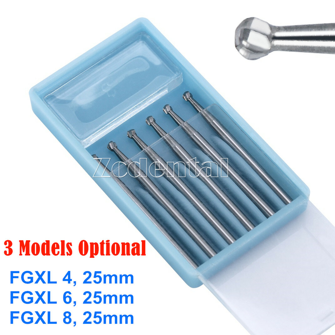 Cirugía quirúrgica dental Fresas redondas de carburo de tungsteno FGXL 4/6/8 #