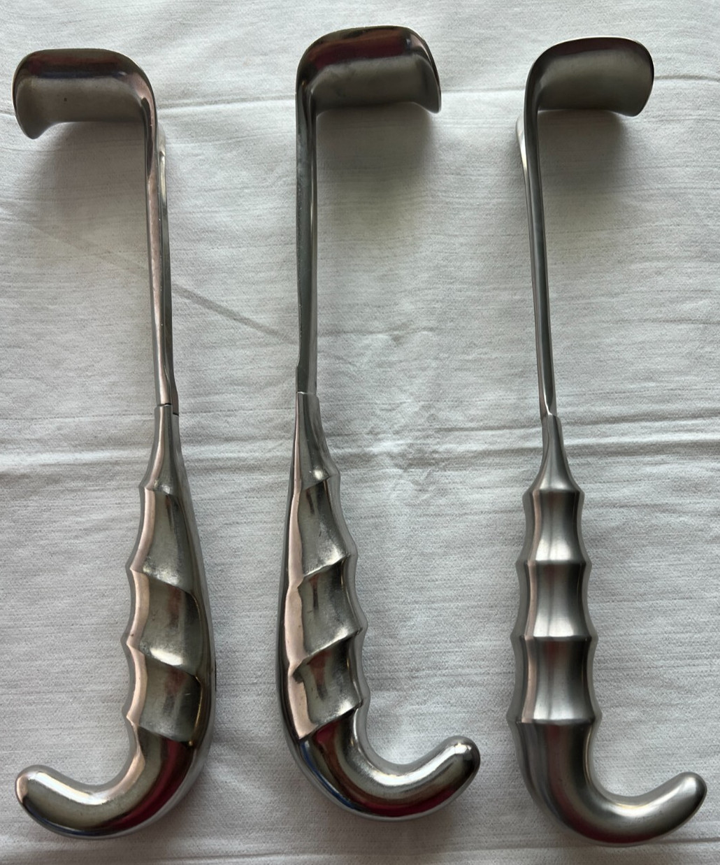 Sklar60-1676 Richardson Retractor 9½” Hollow Grip Handle Stainless Steel Set Of3