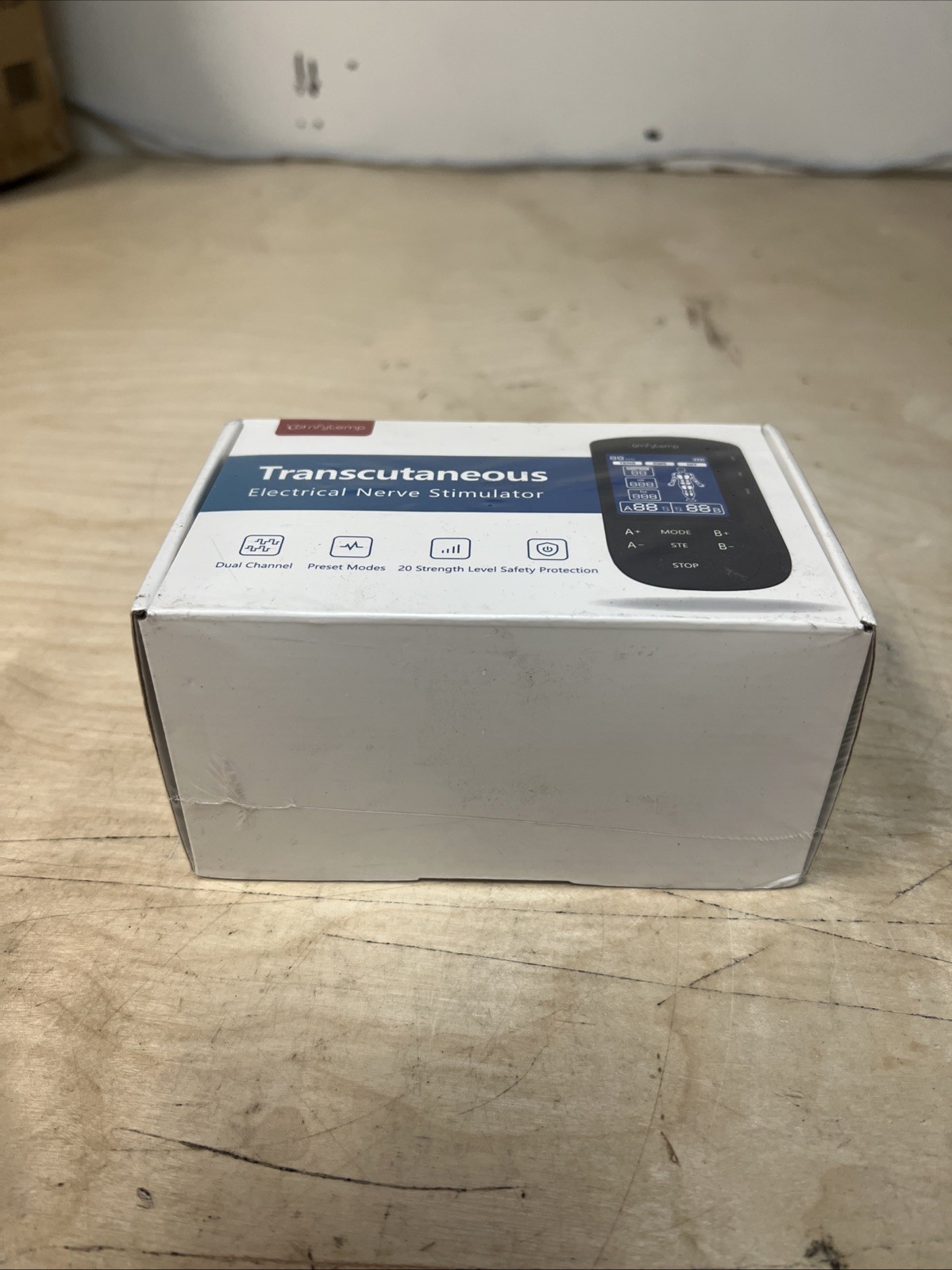 Comfytemp 4 Outputs TENS Unit Muscle Stimulator for Pain Relief, Unlimited Mode