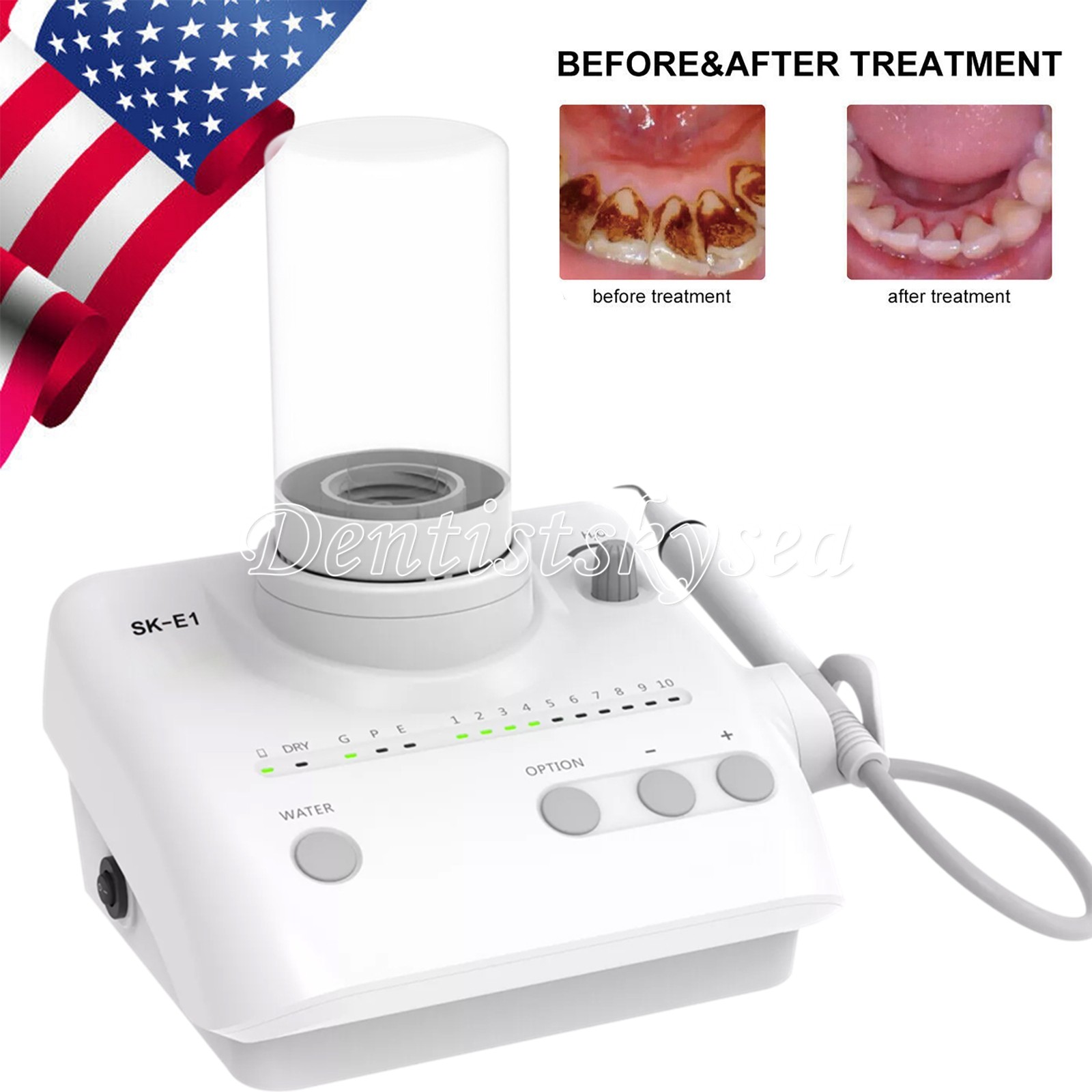 For Cavitron Dental Portable Ultrasonic Piezo Scaler 2*Bottles Fit EMS Handpiece