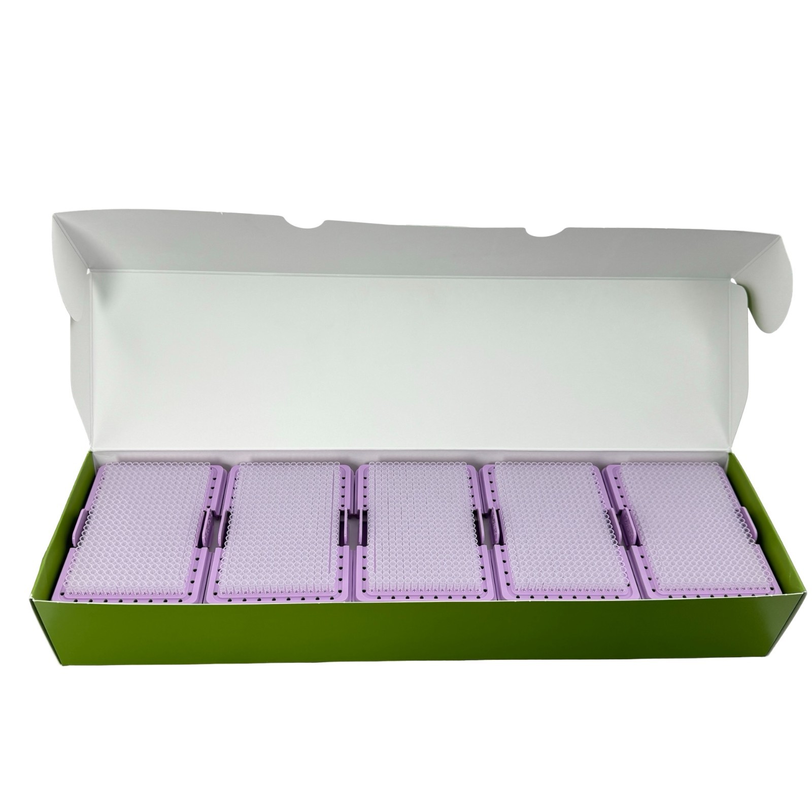 INTEGRA 4402 12.5ul Griptips Non Sterile Long 5 Inserts of 384 Tips Green Choice