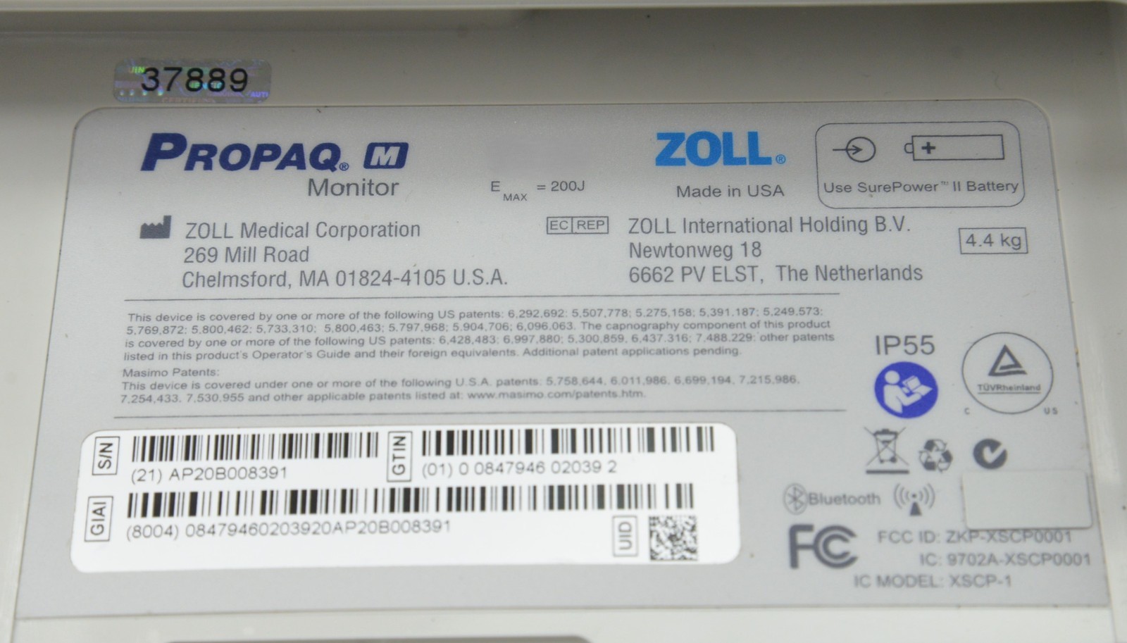 Zoll ProPaq M Portable W/ Accessories