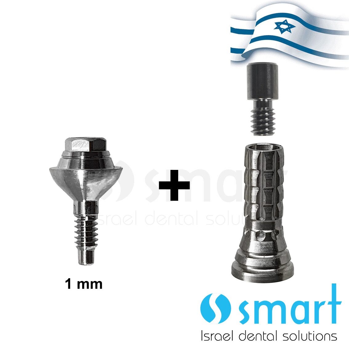 Straight Multi Unit Abutment MIS Slim NP 2.1 hex titanium 1 MM
