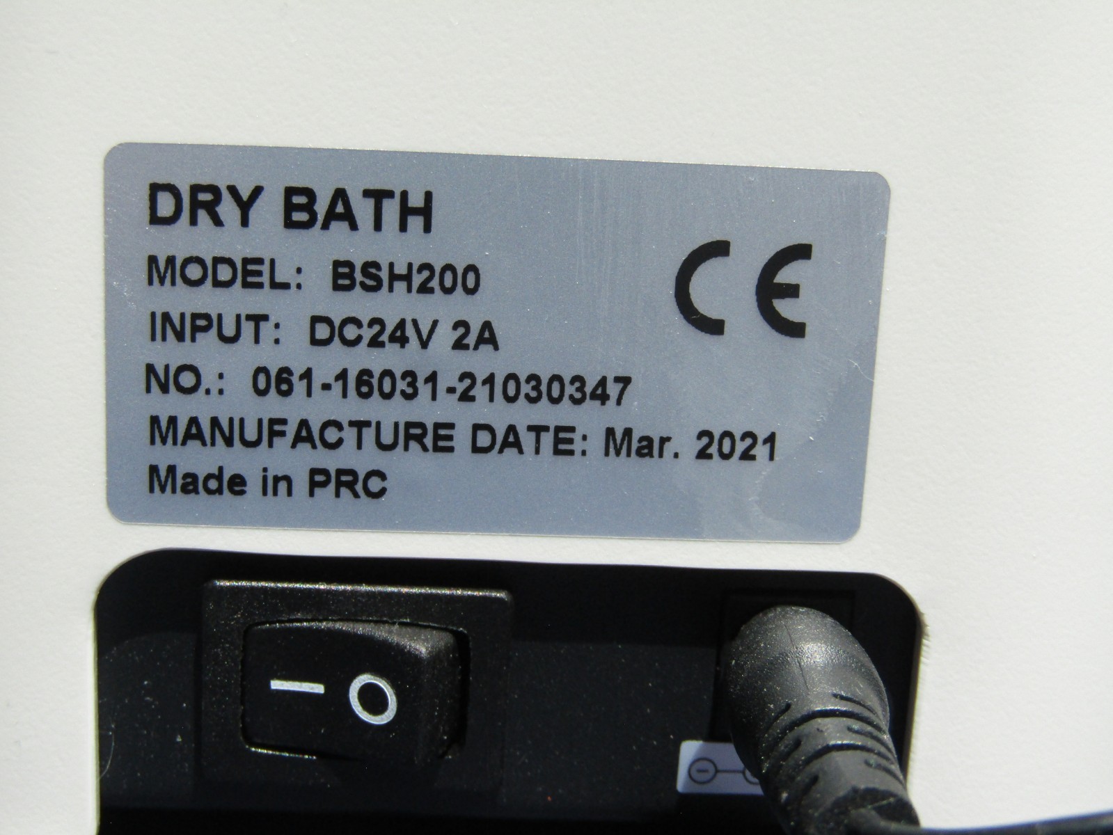 Benchmark My Block Mini Dry Bath model BSH200. 40 POSITION Block included.