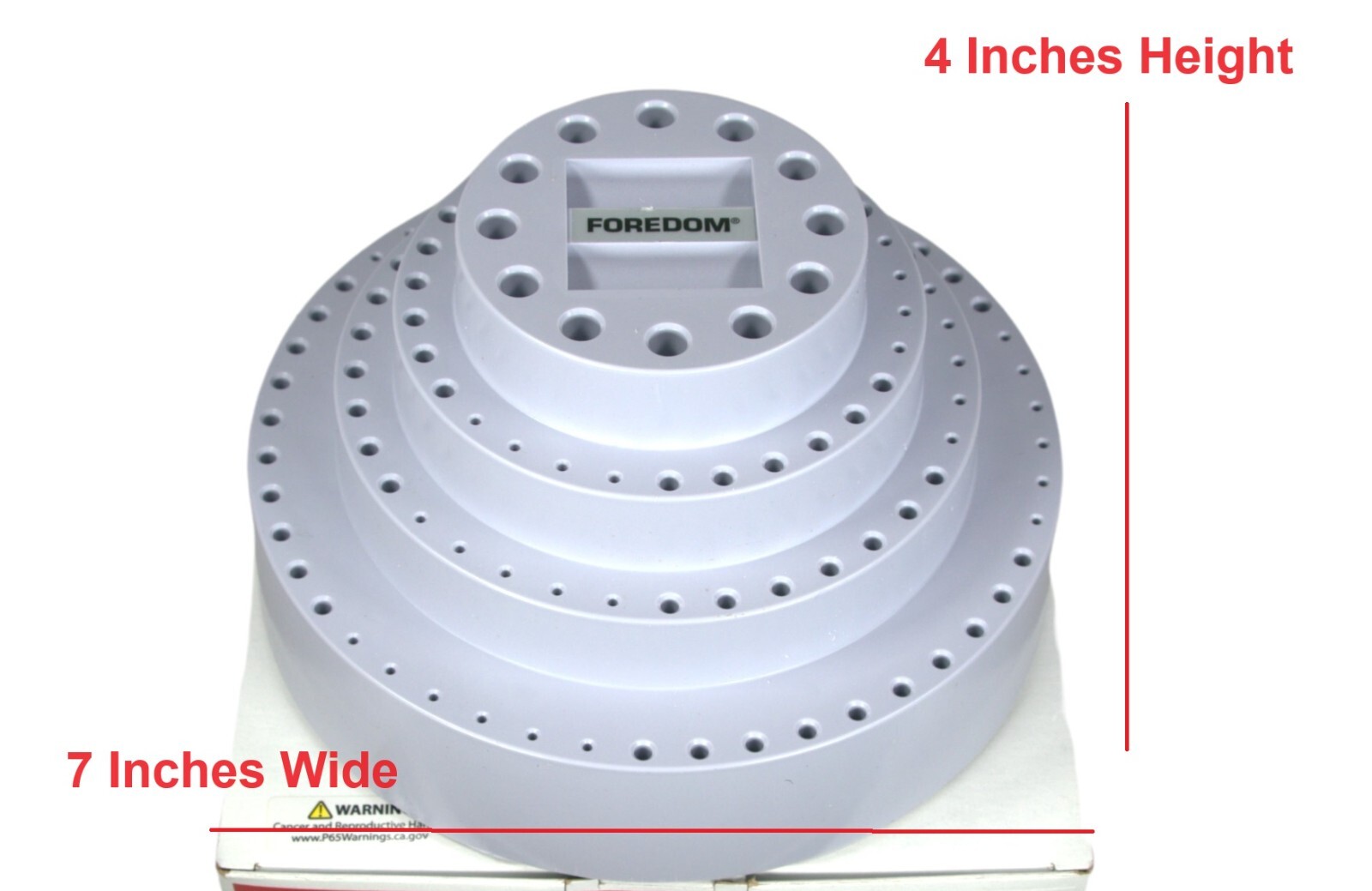 Foredom Large Dental Lab Bur Rotating Storage Station Holds 126 Assorted Bits