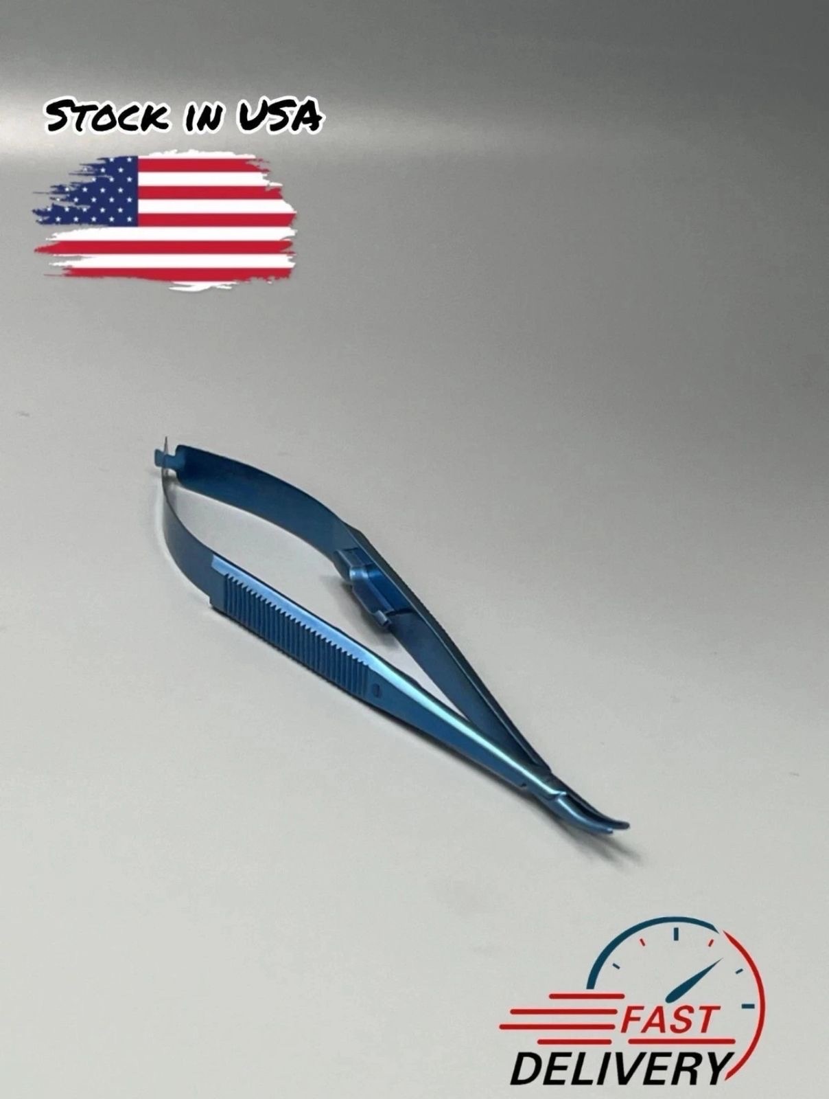 Hu friedy Style Castroviejo needle Holder Curved 5.5″ Titanium 14cm Dental Instr