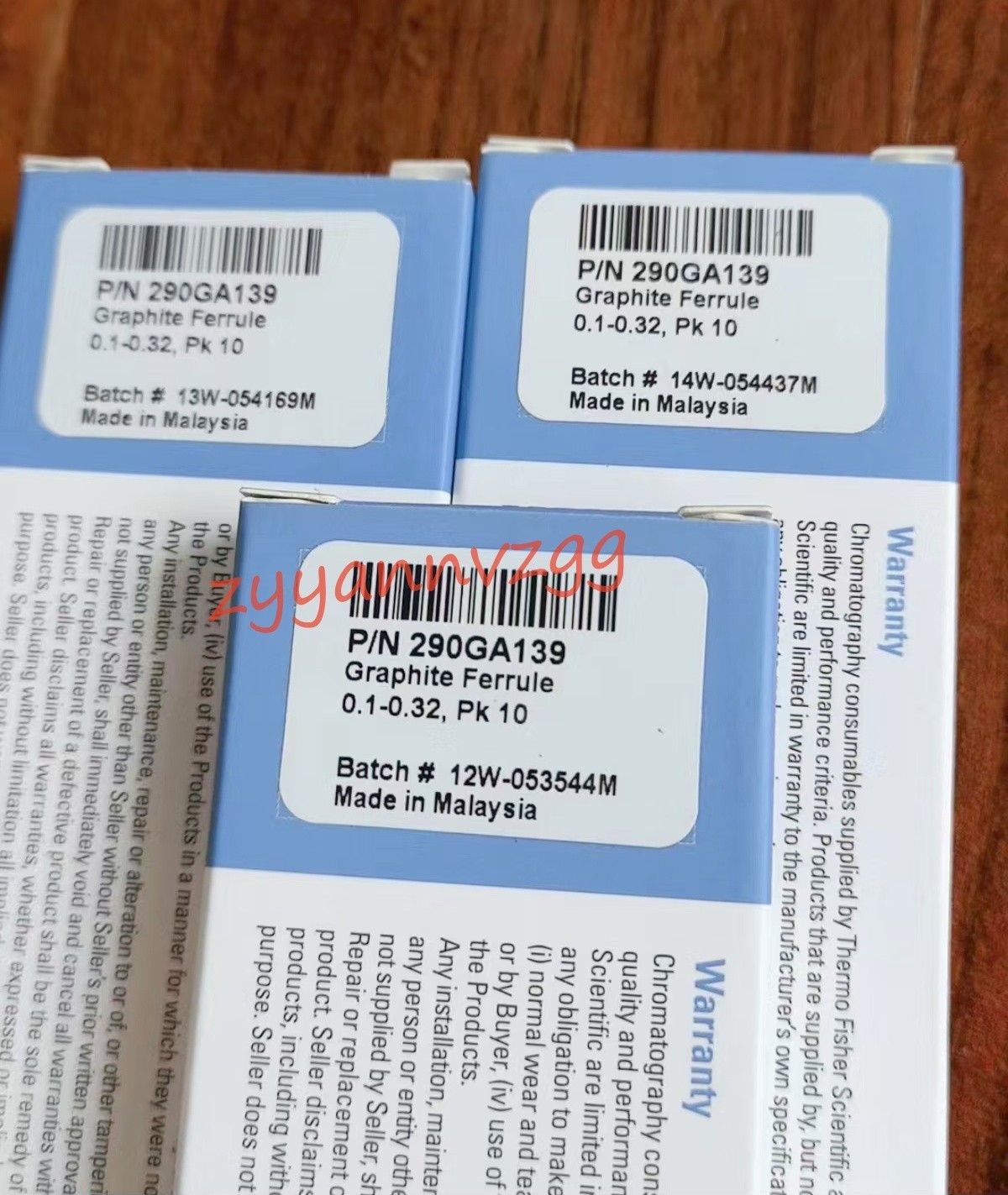 1PCS Thermo Scientific 290GA139 graphite compression ring.