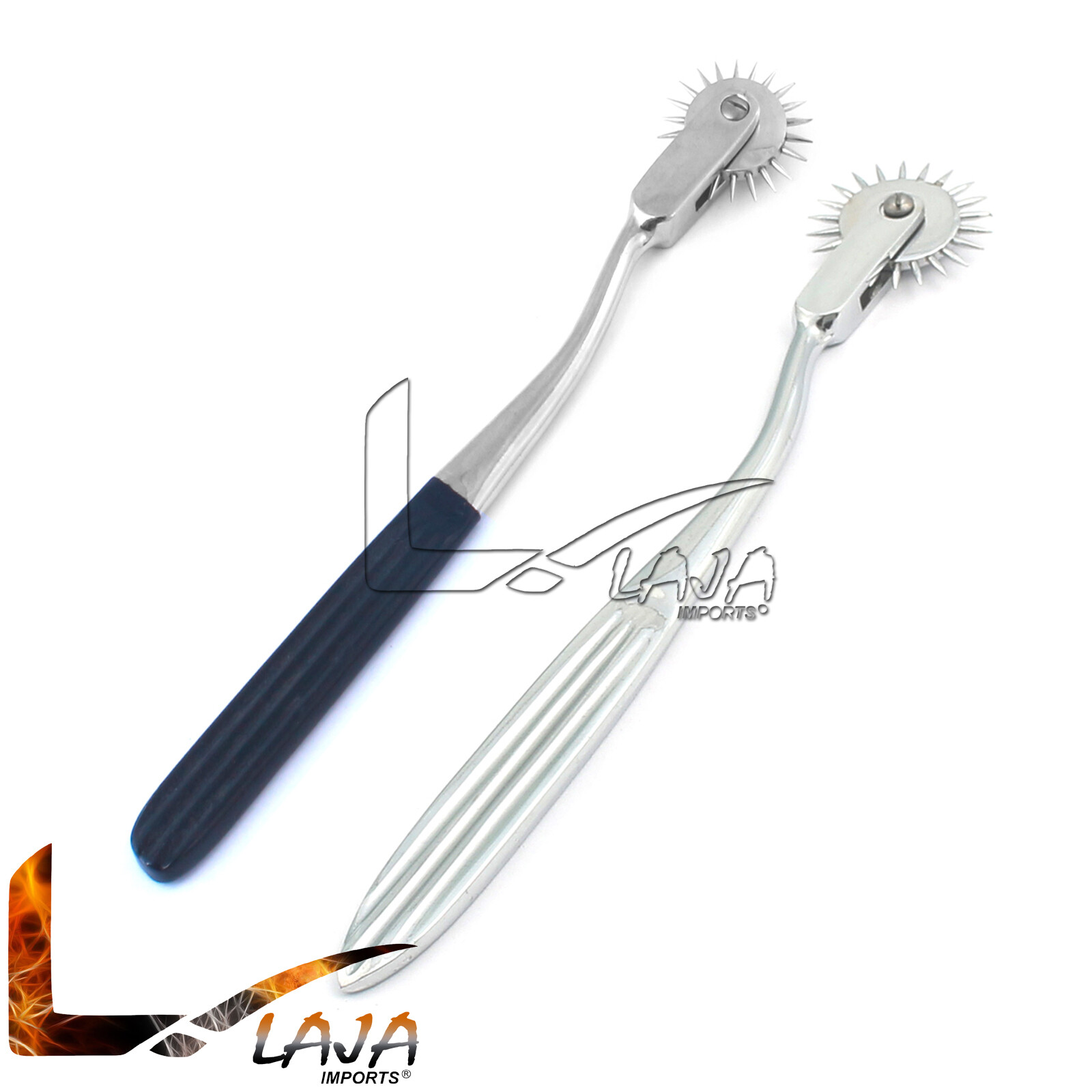 Neurological Wartenberg Pinwheel 7″ Single Head Silver & Black Color