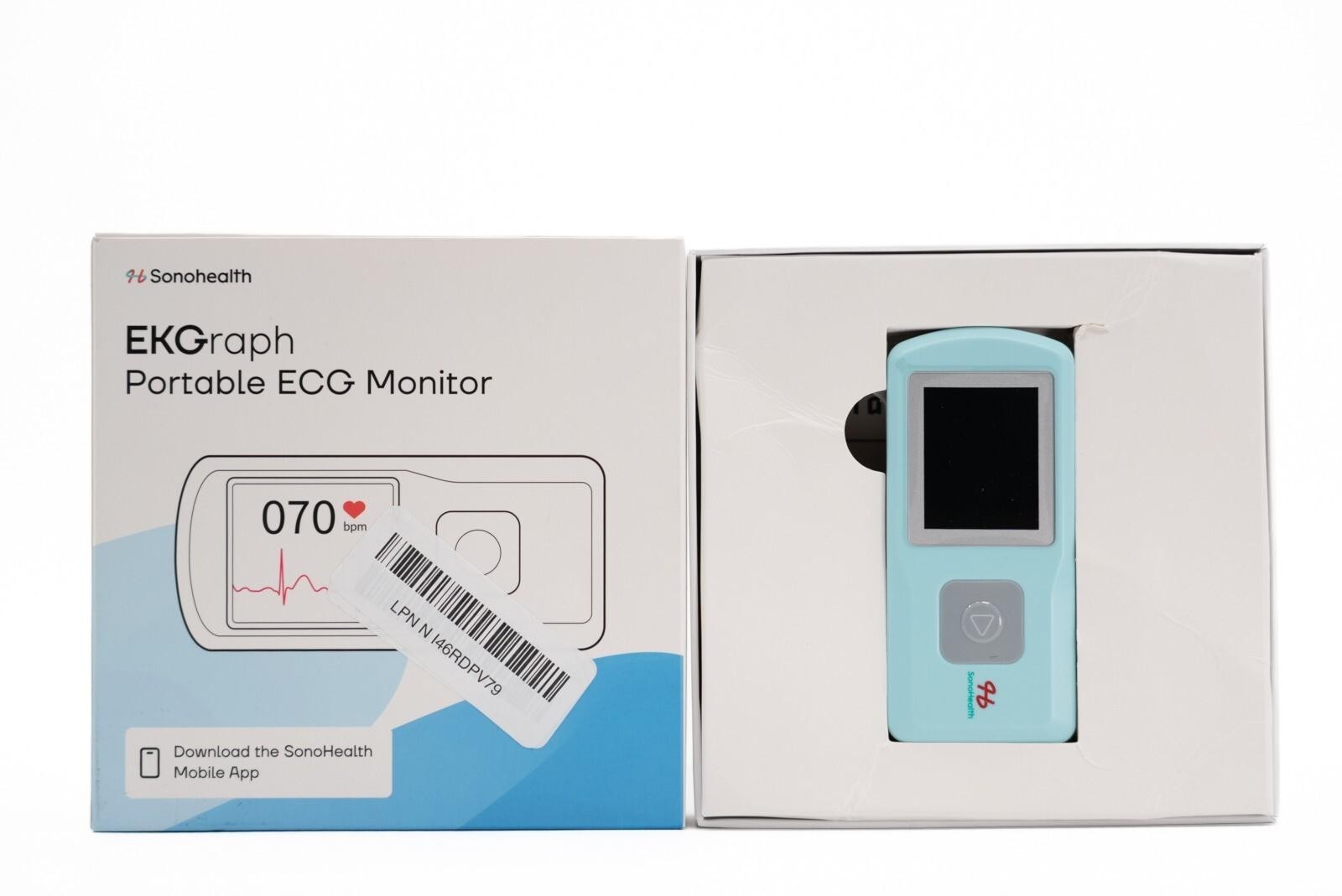 EKG Monitor: Capture Heart ECG Metrics On-The-Go | Standalone with Vibrant LCD