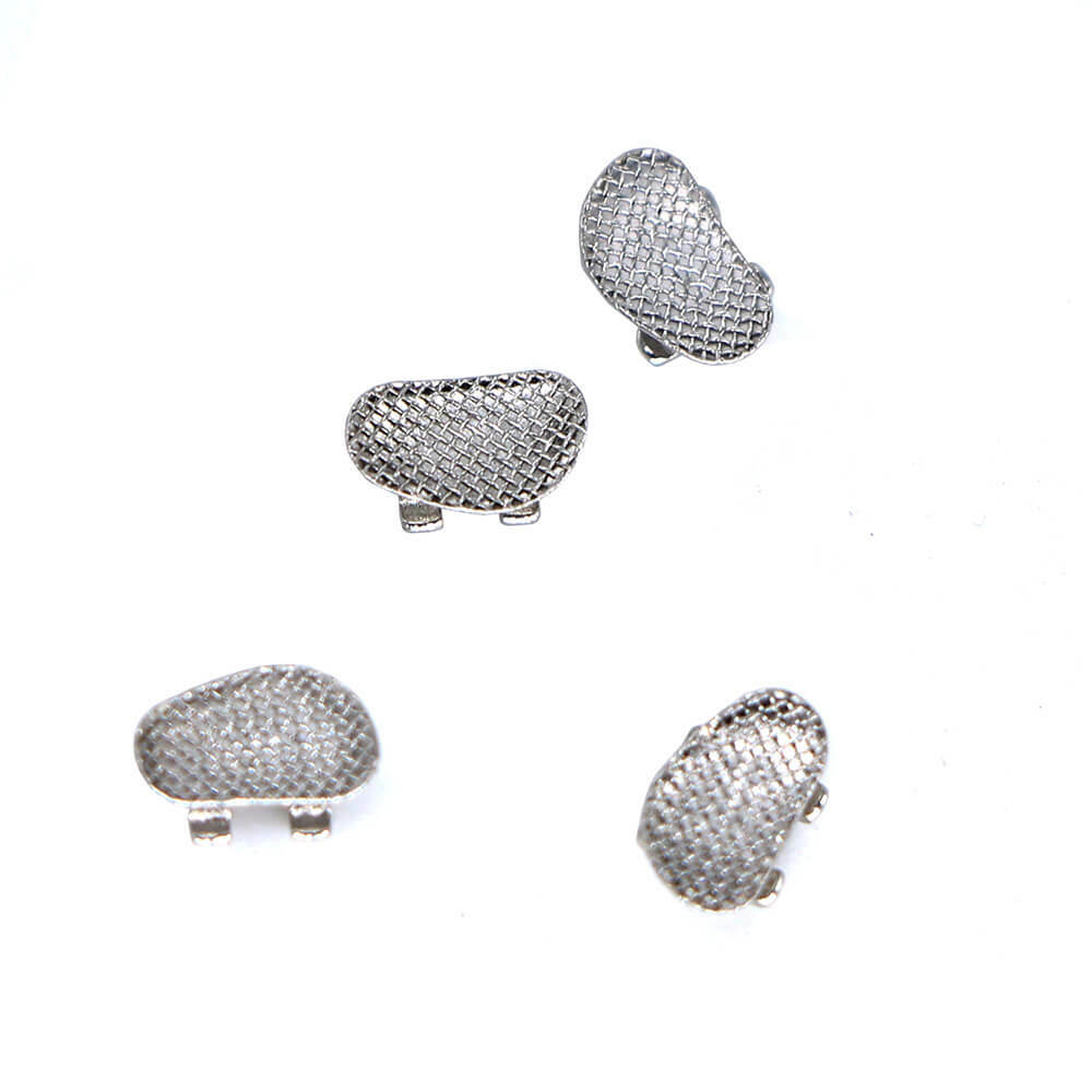10 Packs Edgewise Bondable Bracket 0.022″ Slot No-Hook, 4pc/Pack for 2nd Molar