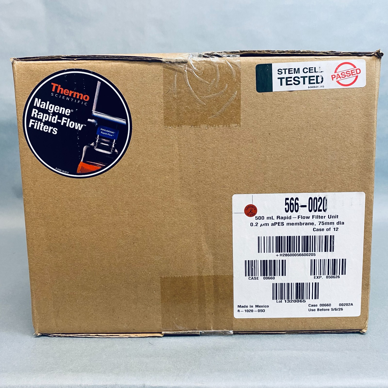 Thermo Scientific Bottle Top Filter 500 ml Rapid Flow 0.2 um PES Case of 12