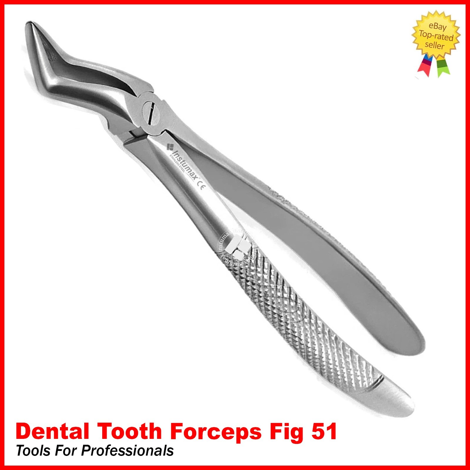 Dental Tooth Extraction Forceps Upper & Lower Molar Teeth Extracting Pliers CE