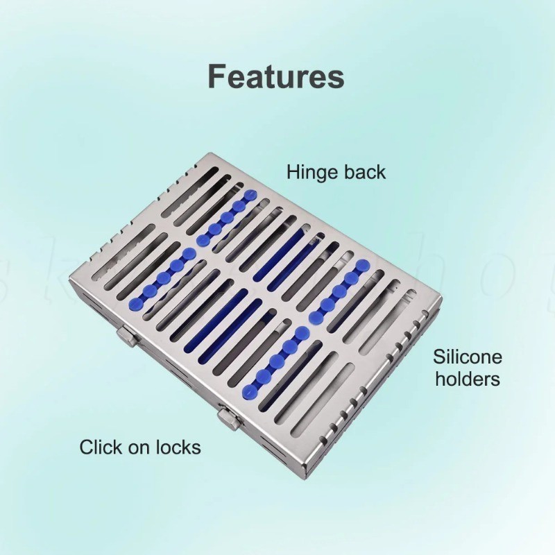 Dental Sterilization Rack Surgical Autoclavable Sterilization Disinfection Box