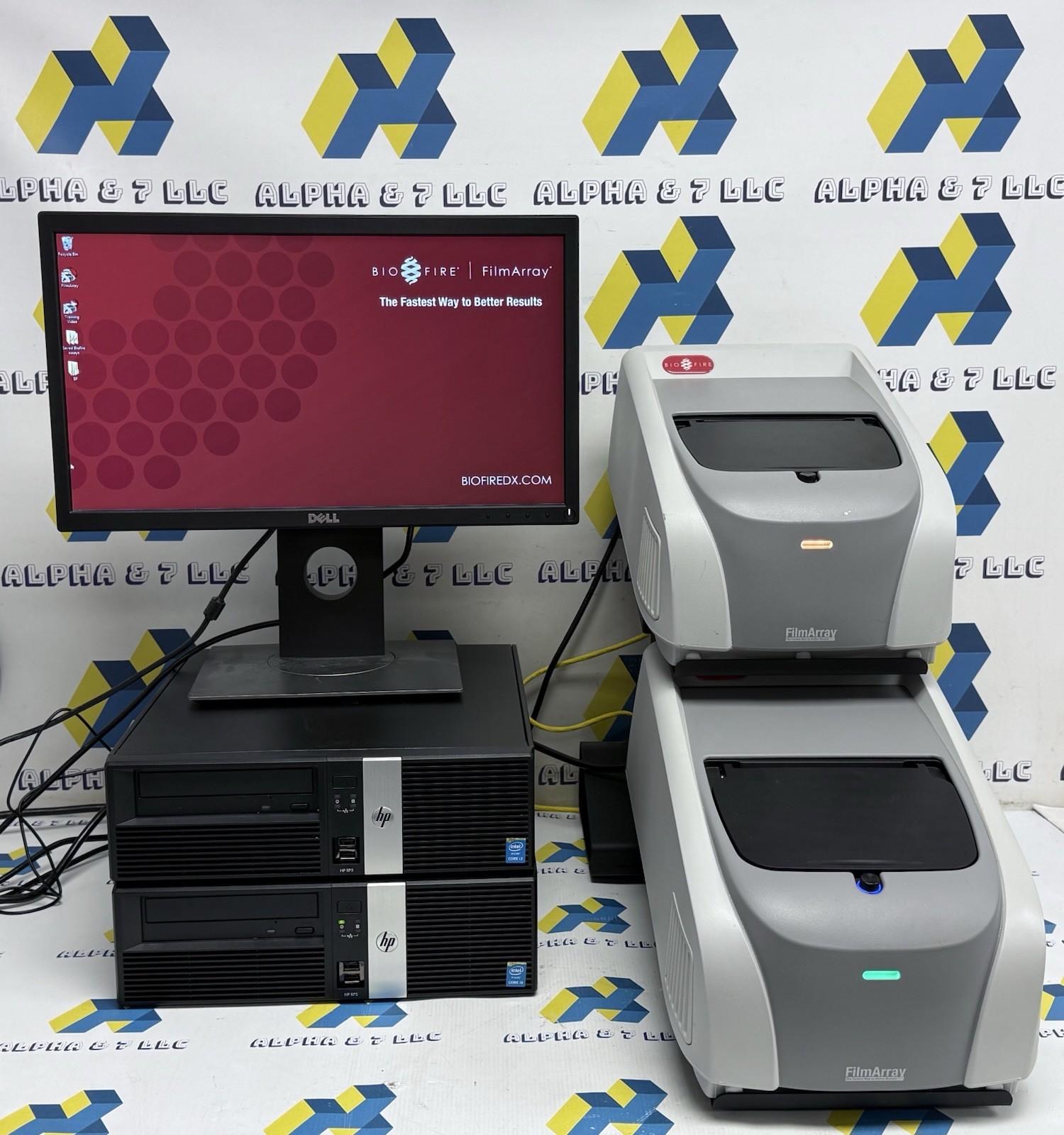 2 Units BioFire FilmArray 2.0 Instrument with 2 Laptop Software included