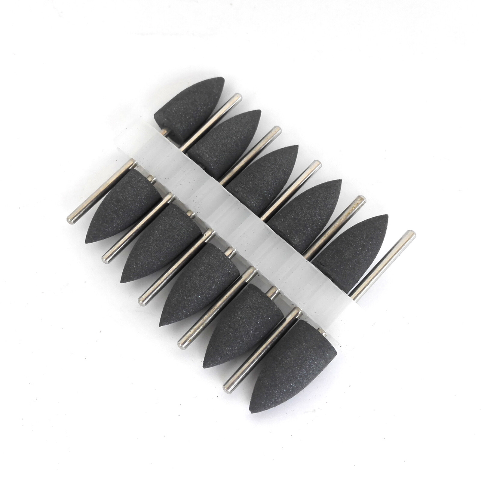 10pcs 2.35mm Dental Silicone Polishers Resin Base Acrylic Diamond Polishing Burs
