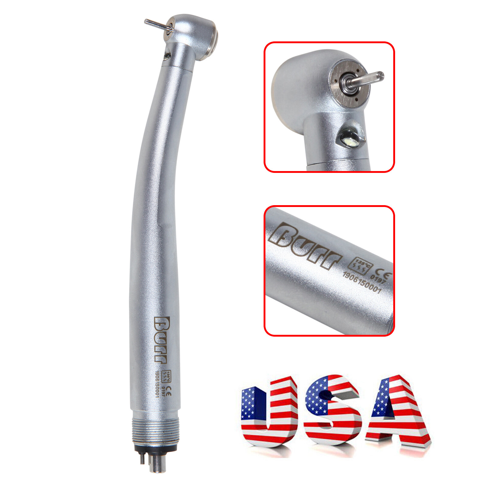NSK Style Dental Fiber Optic LED E-generator high speed handpiece 4HOLE/2HOLE