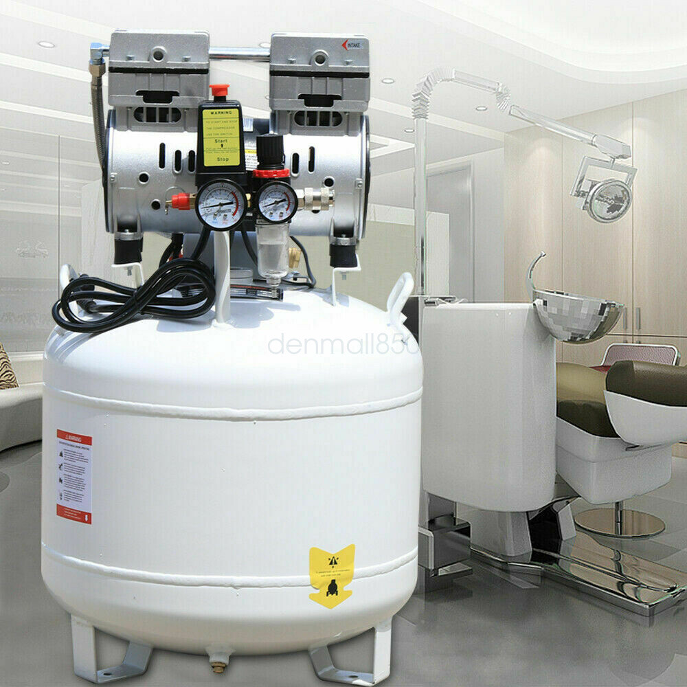 40L 750W 165L/min 110V/60HZ Dental Medical Air Compressor Silent Air Compressor