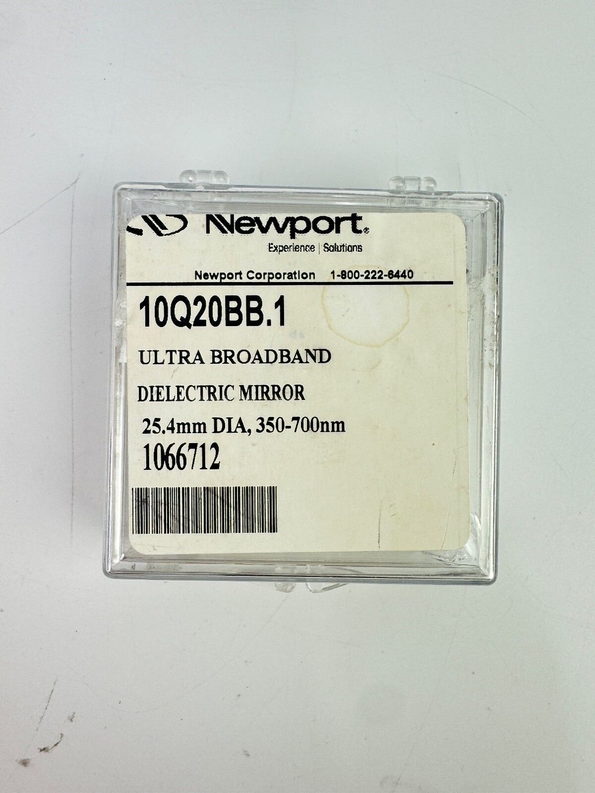 NEWPORT 10Q20BB.1 Dielectric Mirror, Ultra-broadband, 25.4 mm, 99% 0-50° 350-700