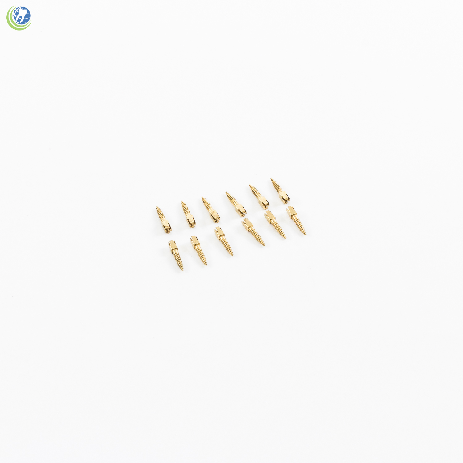 Dental Gold Plated Screw Posts Cross Head Refill Size Extra Large 3 XL3 12/Box