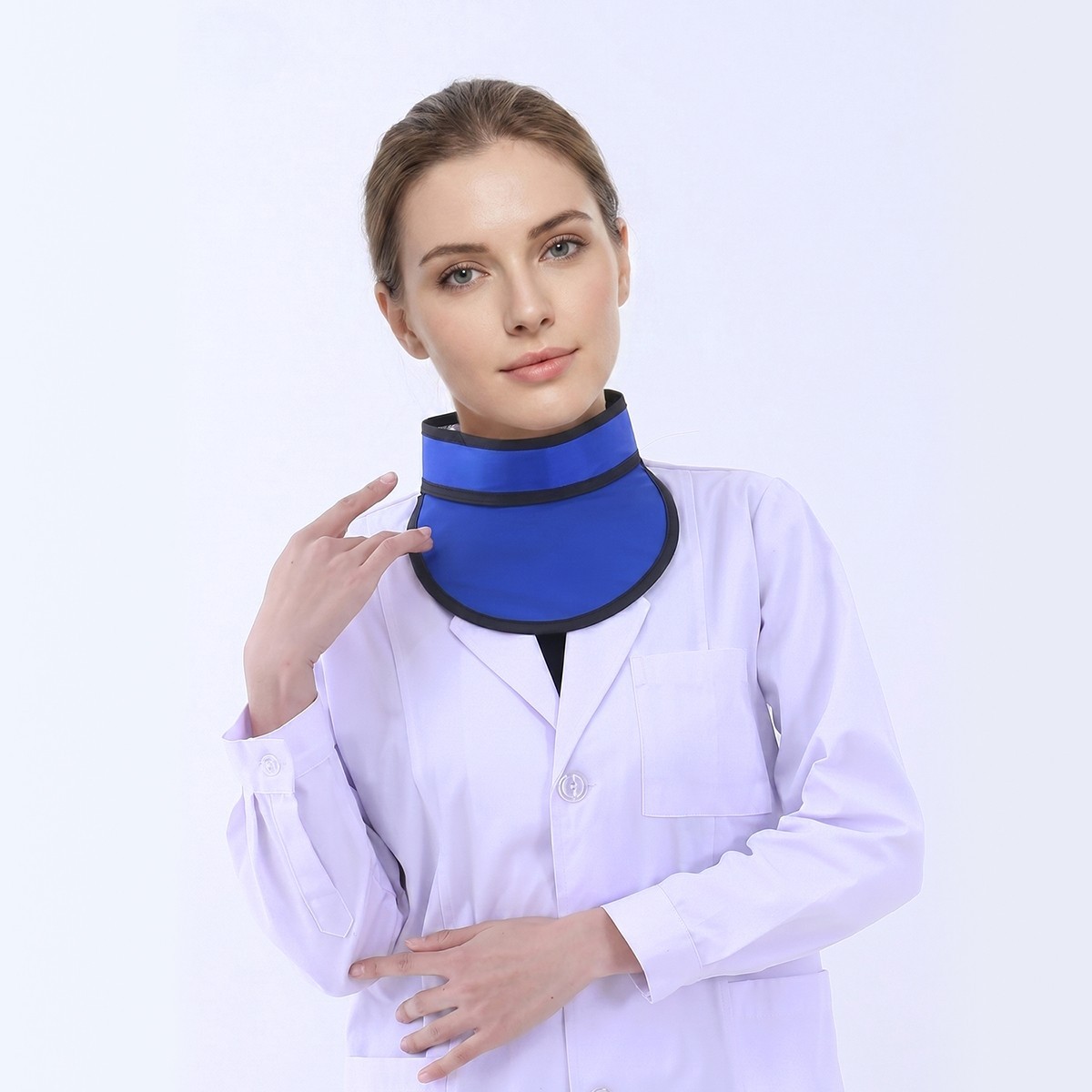 Dental X-Ray Radiation Protective Apron Protective Lead Thyroid Collar 0.5mmpb