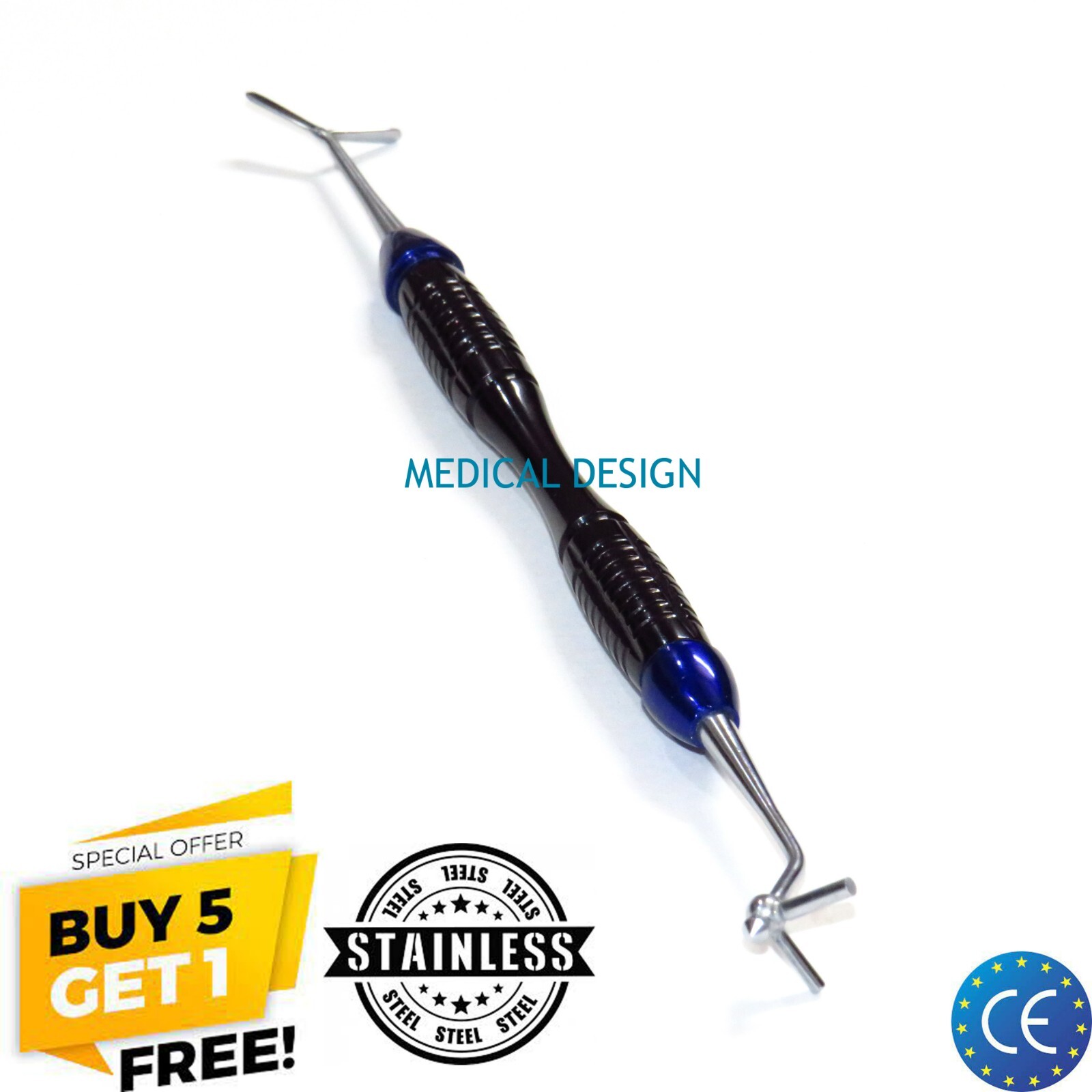 Multi-Function Dental Composite Teeth Resin Filling Instrument 5 in 1 Dentist