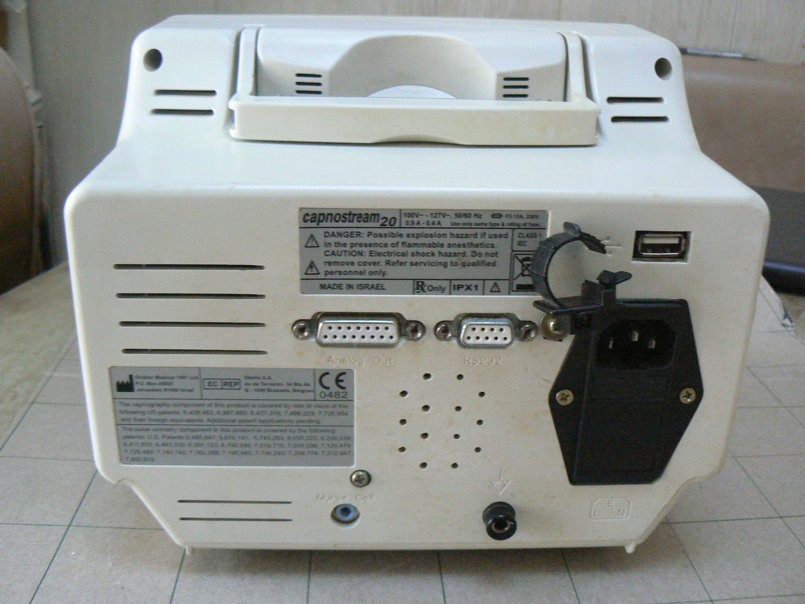 ORIDION, Capnostream 20, Capnographs’ Monitor (G)